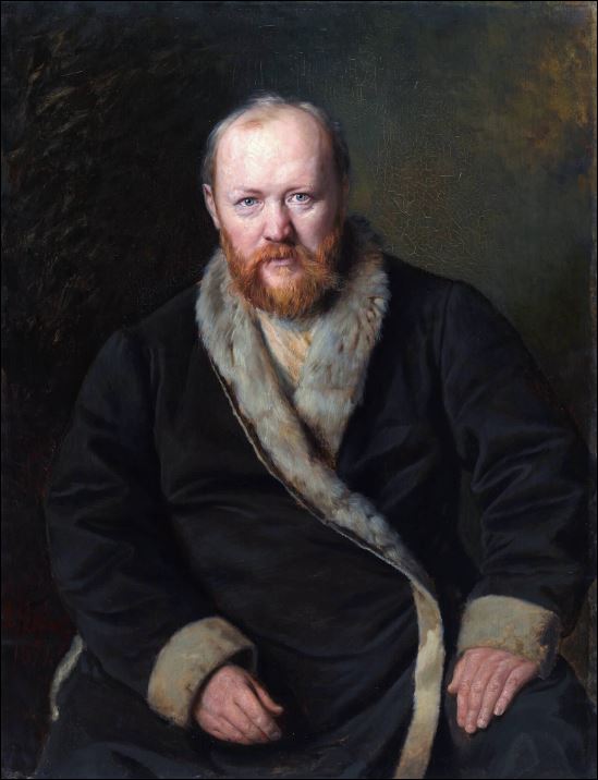 Портрет А.Н.Островского (1823-1886). 1871