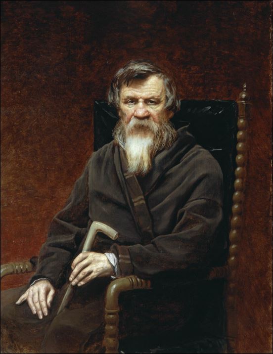 Портрет историка Михаила Петровича Погодина (1800-1875). 1872