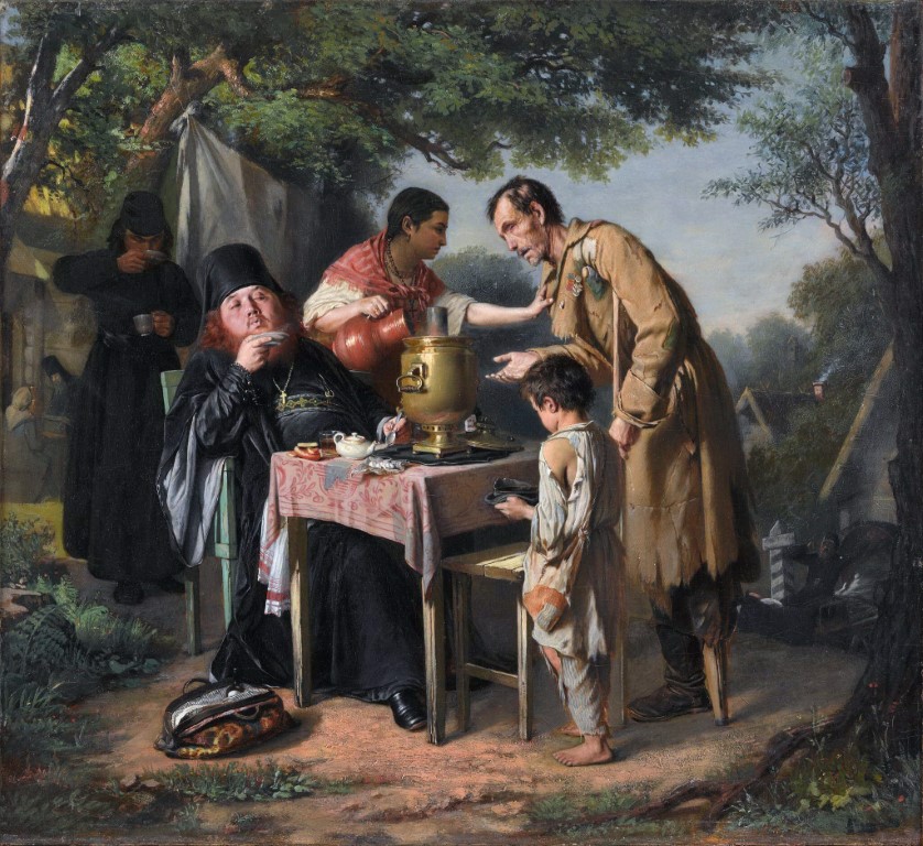 Чаепитие в Мытищах, близ Москвы. 1862