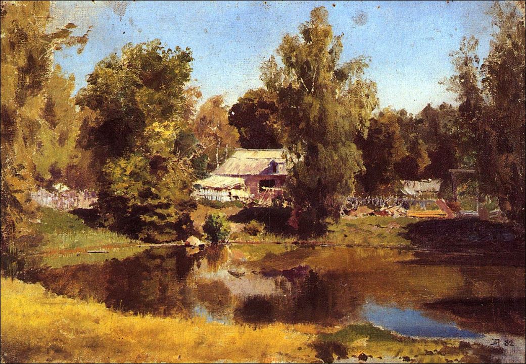 Верхний пруд в Абрамцеве. 1882