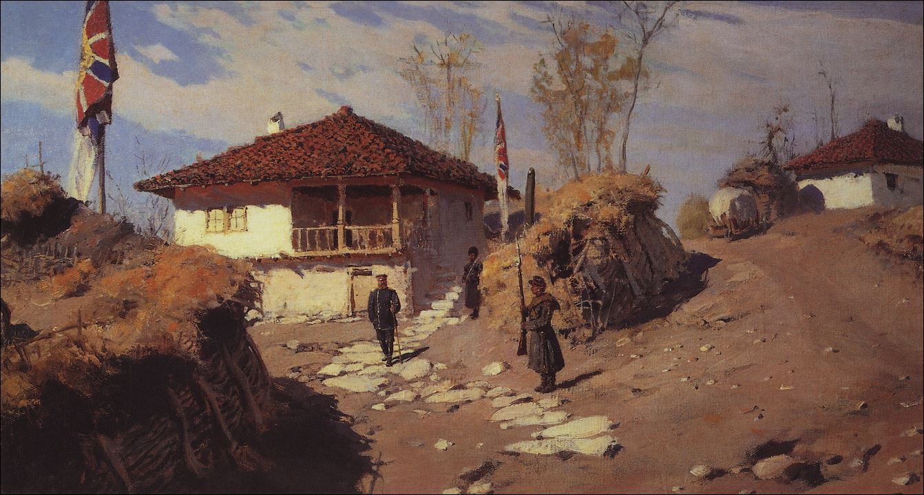 Главная квартира Командующего Рущукским отрядом в Брестовце. 1883