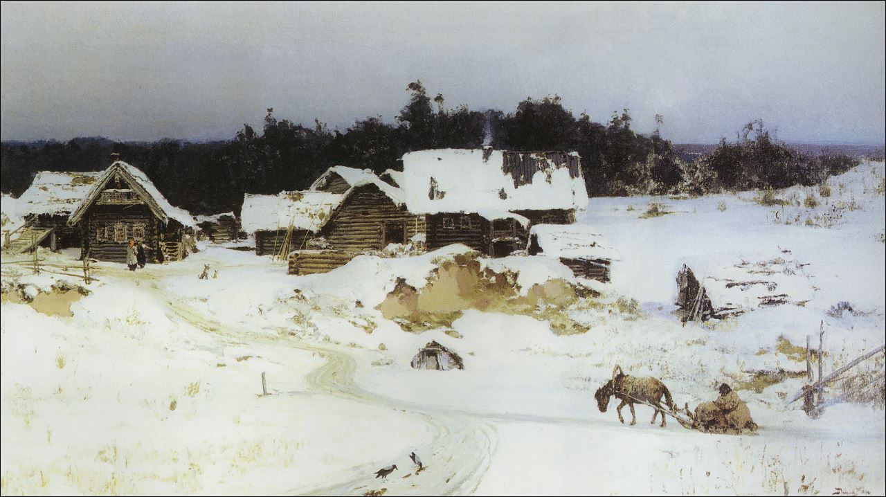 Зима. Имоченцы. 1880