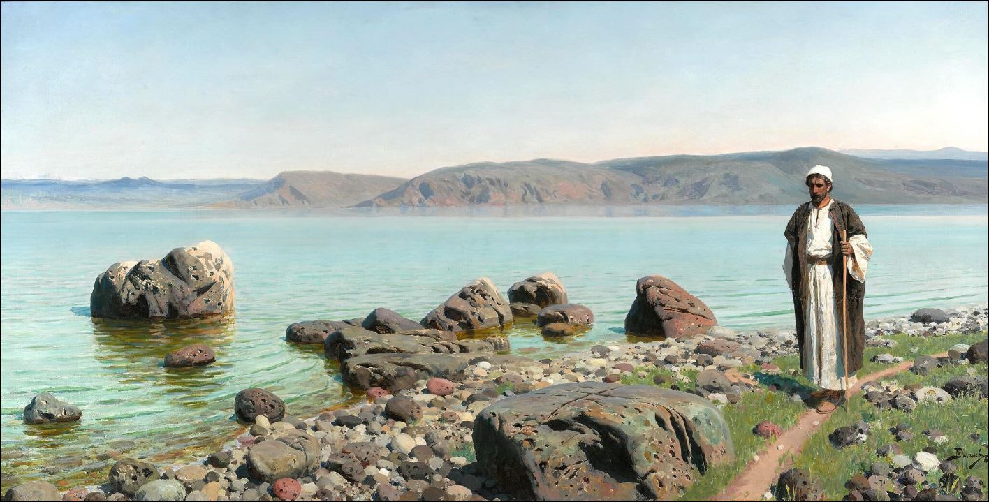 На Тивериадском (Генисаретском) озере. 1889