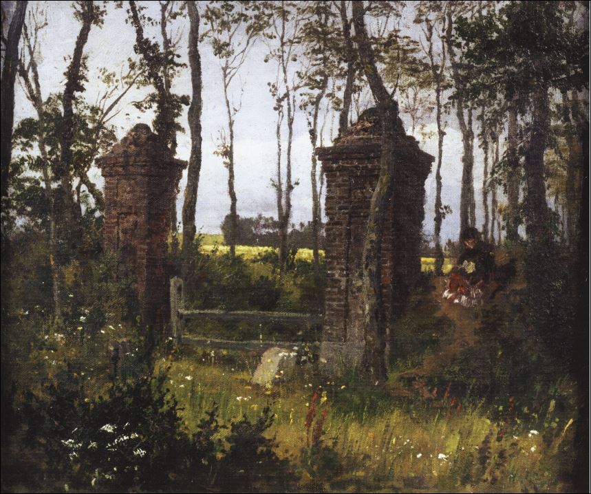 Старые ворота. Вель. Нормандия. 1874