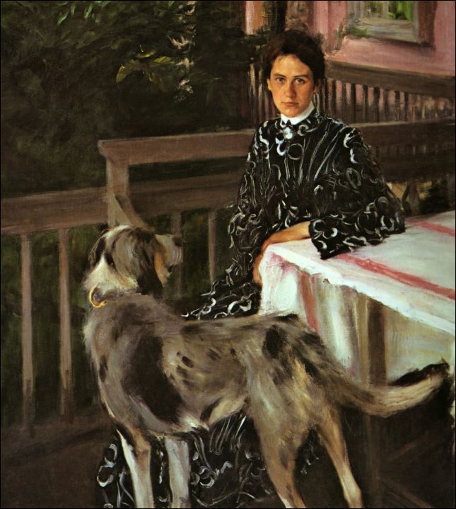 Ю.Е.Кустодиева (жена художника)