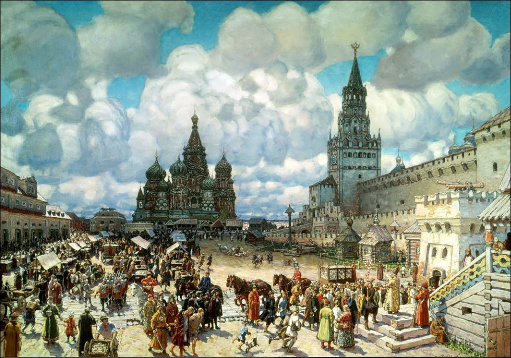 Красная площадь во второй половине XVII века. 1925