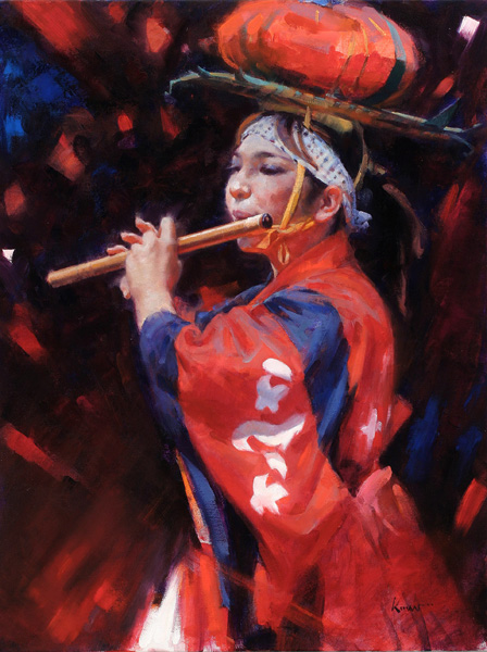 Репродукция картины 'Волшебная флейта' Кван Клемент. Купить