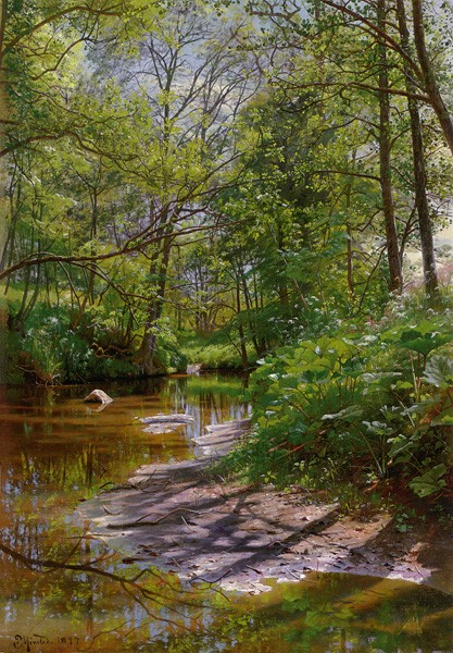 Речной пейзаж. 1897г