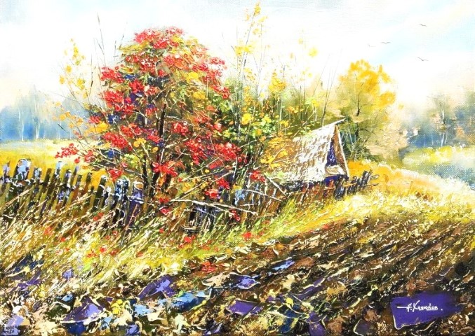 Осенняя рябинка