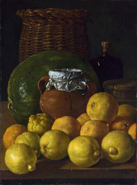 Натюрморт с лимонами и апельсинами